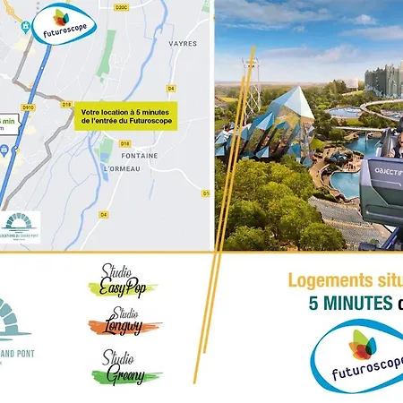 Locations Du Grand Pont - Petit Gite 5 Min Futuroscope *
